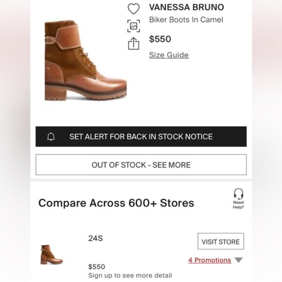 NEW Vanessa Bruno Leather Suede Lace Up Block Heeled Biker Ankle Boots Booties - Picture 6 of 12